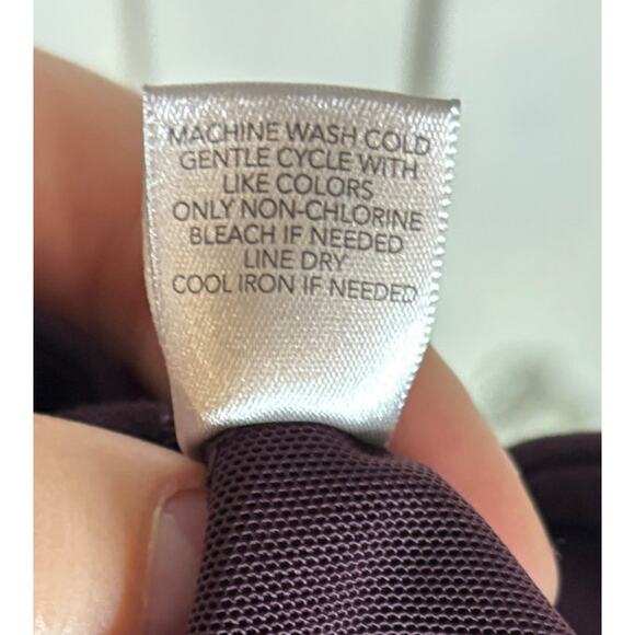 CJ Banks Signature Slimming Plum Pants 18W Petite Stretch Pull-On - Picture 6 of 9